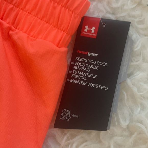NWT Under Armour London Orange Reflective Shorts Sz Small - Picture 5 of 12